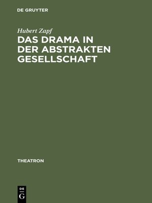 cover image of Das Drama in der abstrakten Gesellschaft